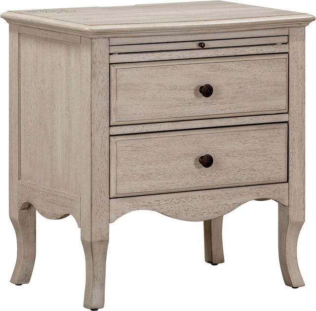 aspenhome® Provence Linen 2-Drawer Nightstand-0