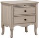 aspenhome® Provence Linen 2-Drawer Nightstand-0