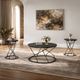 New Classic® Home Furnishings Doran 3-Piece Black Occasional Table Set-1