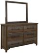 International Furniture Direct Town Brown/Gray Dresser-4