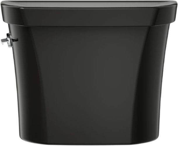 KOHLER® Wellworth® Black Toilet Tank, Dual-Flush-1