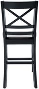 Jofran Inc. Asbury Park Autumn Brown/Black X-Back Counter Stool-2