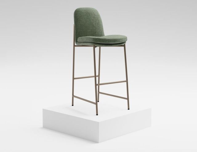 International Furniture Direct Seating Gold/Olive 30" Bar Stool-1