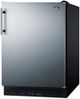 Summit® 24" 5 Cu. Ft. Stainless Steel Under The Counter All-Refrigerator-1
