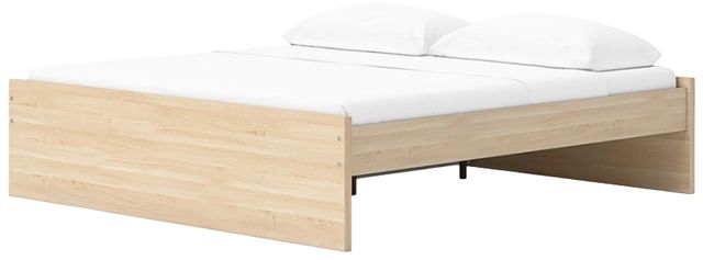 Signature Design by Ashley® Onita Natural King Platform Bed with 2 Side Storage-3