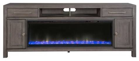 Liberty Furniture 78" Fireplace TV Consoles-1