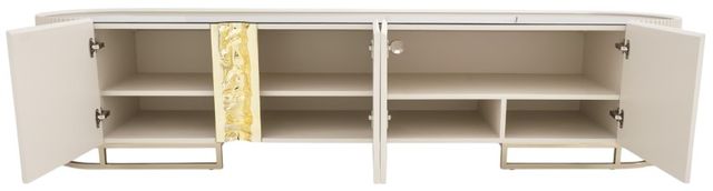 Michael Amini® Lisbon Silken Matte Cream Media Cabinet-2
