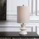 Uttermost® Stevens Bleached Wood Buffet Lamp-1