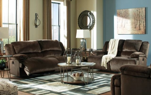Signature Design by Ashley® Clonmel 3-Piece Chocolate Living Room Set with Power Reclining Sofa-1