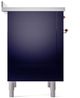 Ilve® Nostalgie II Series 36" Midnight Blue Pro Style Induction Range-4