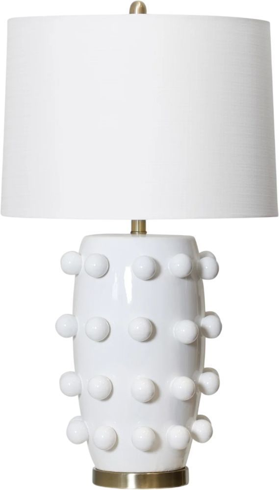 Harp & Finial® Marni White Table Lamp-0