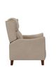 Man Wah Ivory Leather High Leg Recliner-3