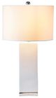 A & B Home Silver/White Table Lamp-1