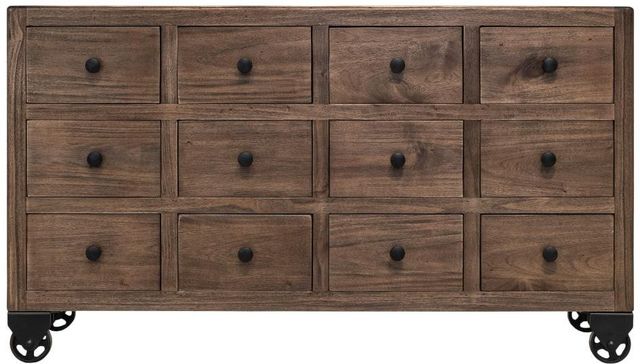 International Furniture Direct Oslo Brown Console-2