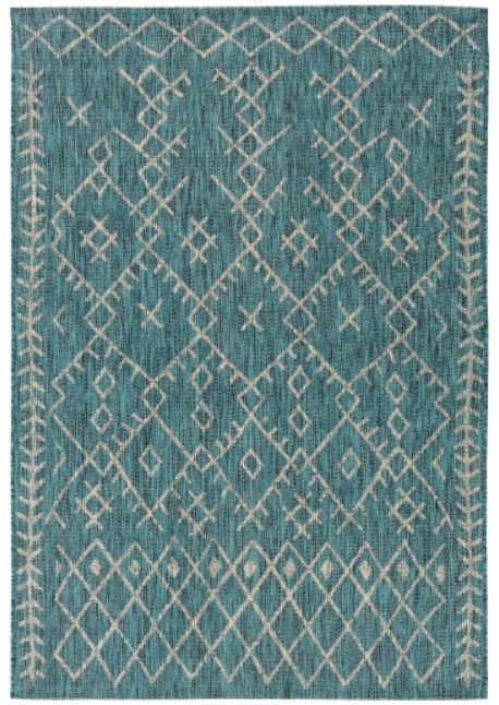 Surya Eagean Aqua 4'x6' Area Rug-0