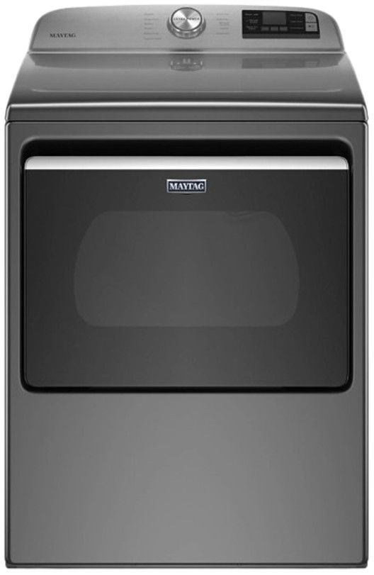 Maytag® 7.4 Cu. Ft. Metallic Slate Front Load Electric Dryer with Extra Power-0
