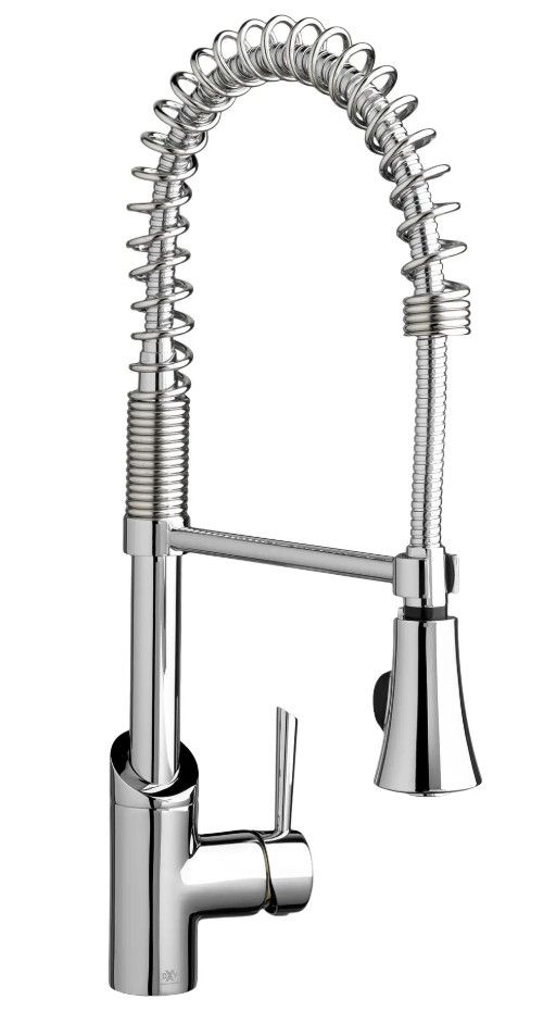 DXV Fresno® Polished Chrome Single Handle Culinary Kitchen Faucet with Lever Handle-0