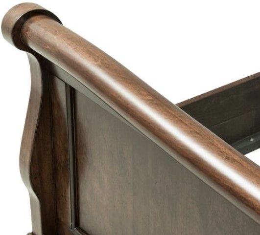 Liberty Furniture Rustic Traditions Rustic Cherry Queen Sleigh Bed-5