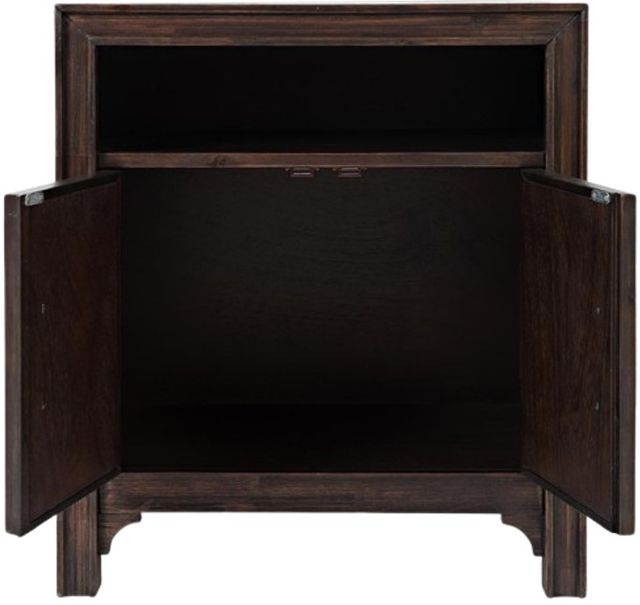 Jofran Inc. Gramercy Dark Chevron Accent Table-3