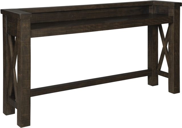 Signature Design by Ashley® Hallishaw Dark Brown Bar-0