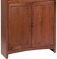 Whittier Wood® Furniture Customizable McKenzie 30" x 84" Bookcase with Doors-2