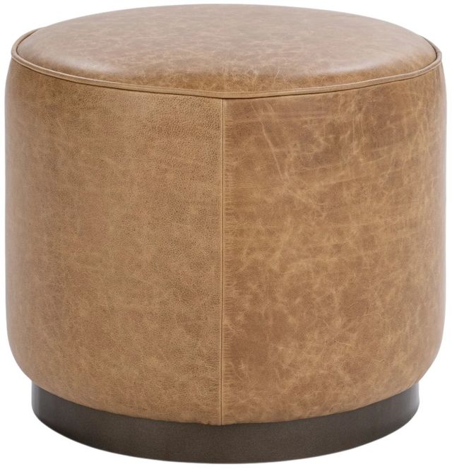 Classic Home Clair Brown Round Accent Stool-0