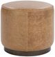 Classic Home Clair Brown Round Accent Stool-0