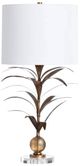 Crestview Collection Mandalay Gold Stylized Palm Fronds Table Lamp-0