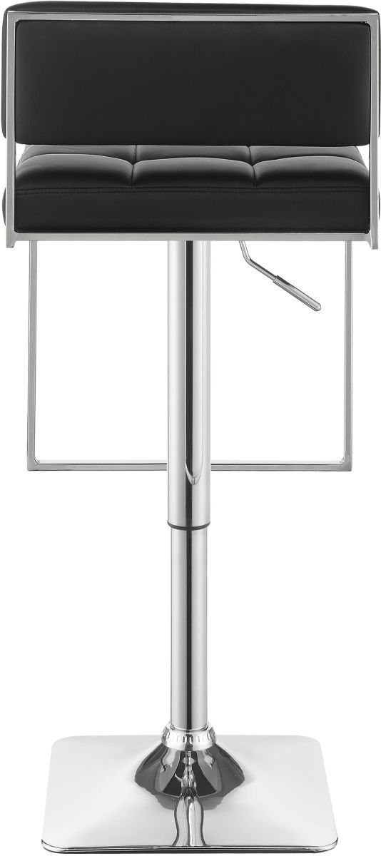 Coaster® Alameda Chrome/Black Adjustable Bar Stool-5
