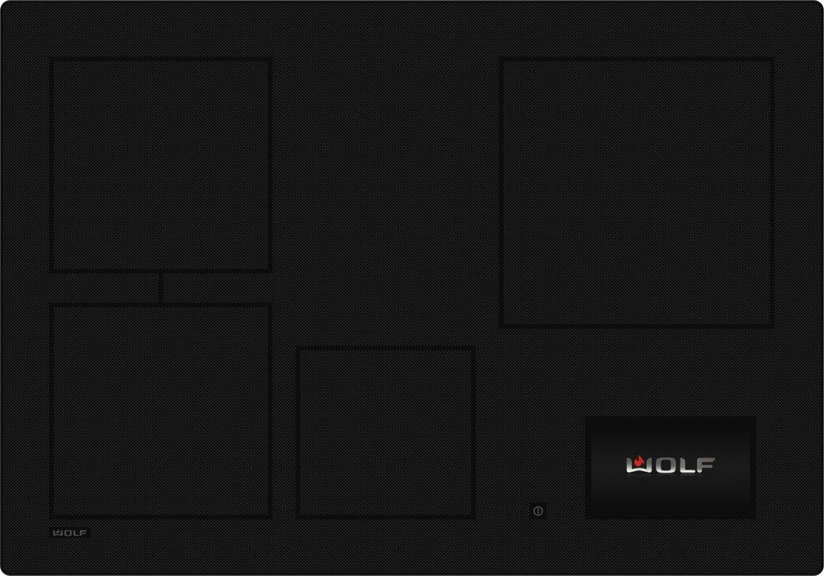 Wolf® 30" Black Induction Cooktop
