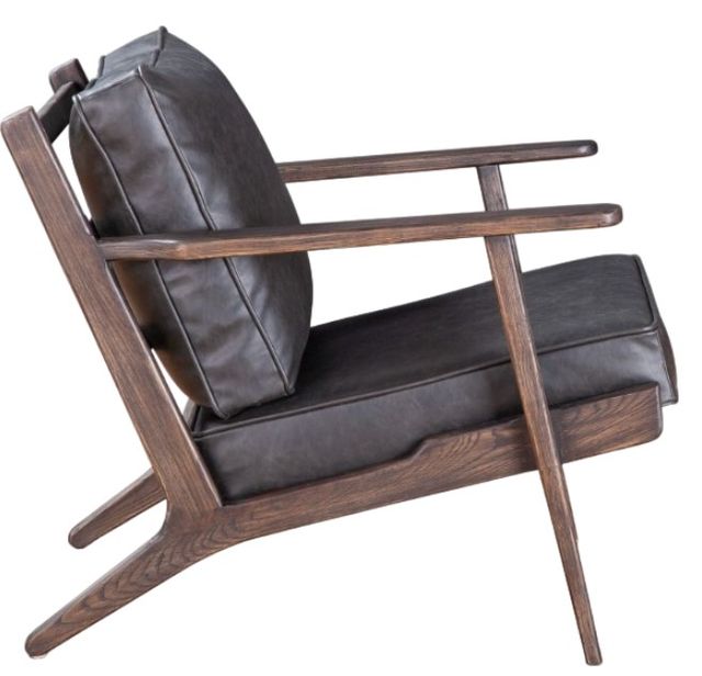 Home Trends & Design Bobby Black Accent Chair-2