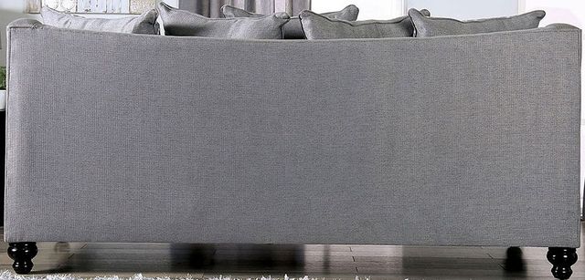 Furniture of America® Nefyn Gray Sofa and Loveseat-3