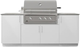 Urban Bonfire® Sierra 36 87" Chantilly Outdoor Kitchen-0