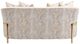 Michael Amini® Lisbon Beige/Gold/Gray Loveseat-3