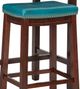 Linon Claridge 3-Piece Blue/Brown Bar Table Set-1