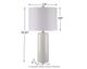 Signature Design by Ashley® Steuben White Table Lamp-3