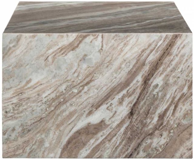 Meridian Furniture Canova Brown Marble Coffee Table-2