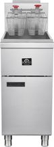 FORNO® 3 Burner Stainless Steel Commercial Natural Gas Deep Fryer -0