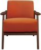 Mazin Furniture Carlson Orange Upholstered Accent Chair-1