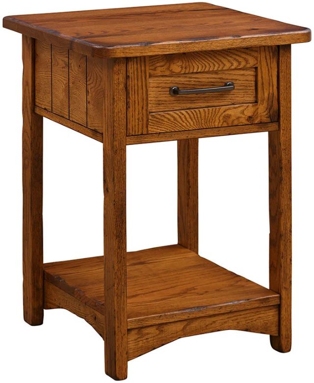 Country Classic Collection Customizable Farmstead 1-Drawer Nightstand-0