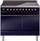 Ilve® Nostalgie II Series 40" Midnight Blue Pro Style Induction Range-0