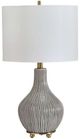 Signature Design by Ashley® Judlen Gray Table Lamp with Gold Accent-0