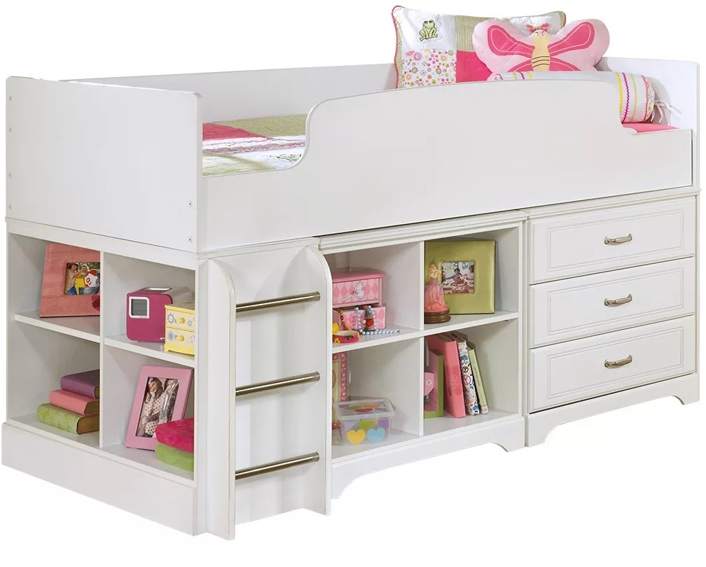 Signature Design by Ashley® Lulu White Youth Twin Loft Bed