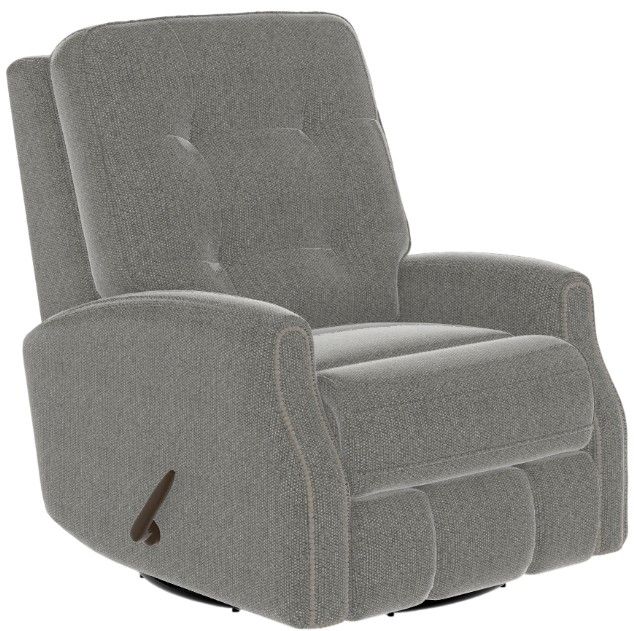 Flexsteel® Customizable Devon 34" Manual Swivel Gliding Recliner-1