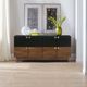 Armen Living Amigo Black/Walnut Buffet-1