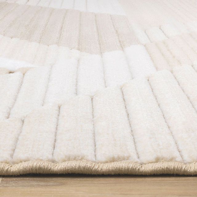 Kalora Interiors Ella Beige/Cream 5'x8' Area Rug-1