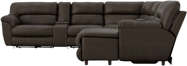 Catnapper® Maldini 4-Piece Coffee Power Reclining Sectional-1