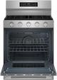 KitchenAid® 30'' PrintShield™ Stainless Finish Freestanding Gas Range with Convection Cooking Modes-1