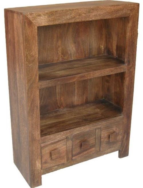 Jaipur Furniture Dakota Dark Brown Small Bookcase-0