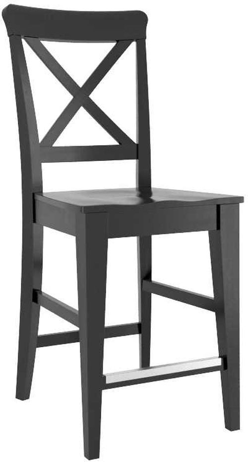 Canadel® Gourmet Peppercorn Washed Wood Fixed Stool-0